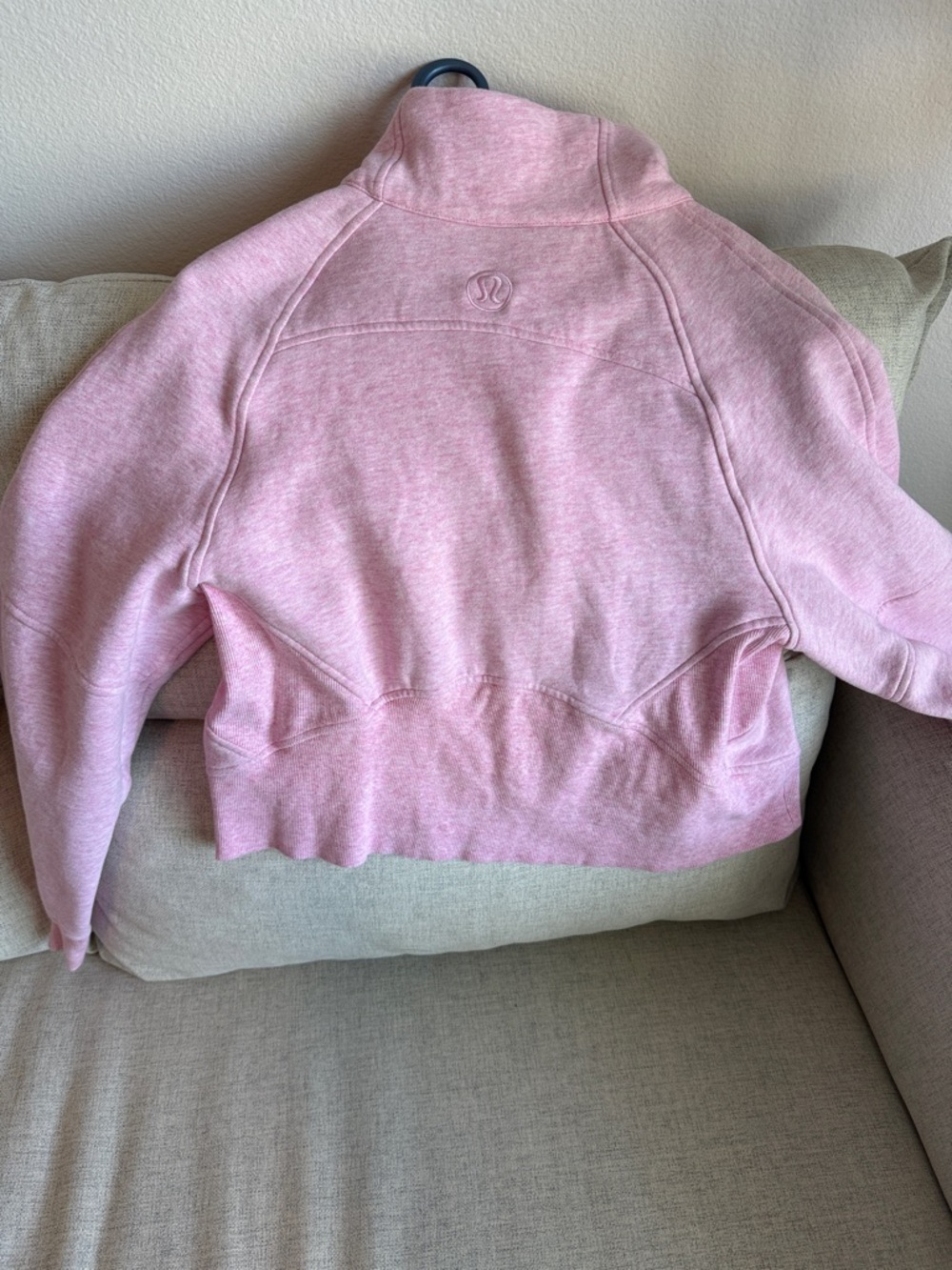 lululemon athletica Scuba Heathered VitaPink Half-Zip Pullover Sweatshirt - Picture 4 of 8